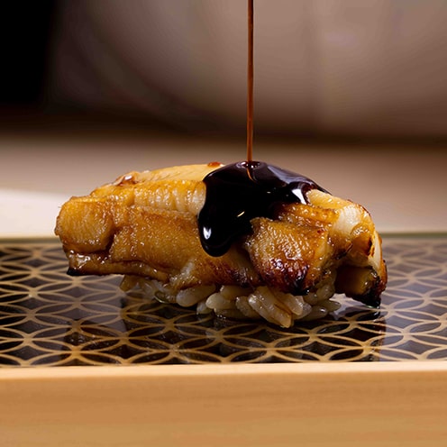 あなごの握り寿司の写真